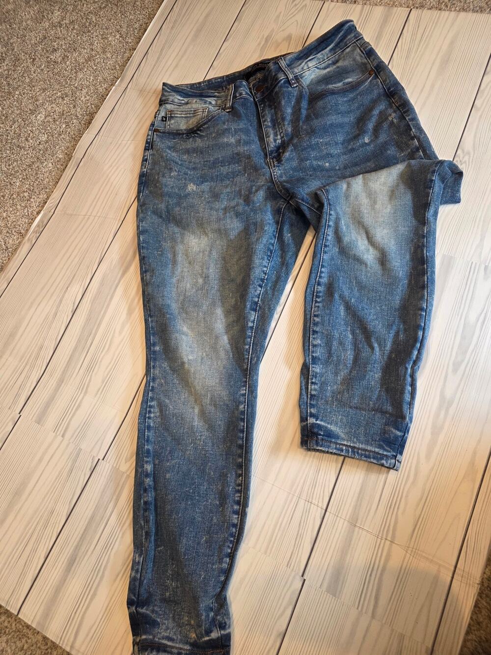 Judy Blue Acid/Mineral Wash High Waist Skinny Jeans Style JB88158 Size 16W